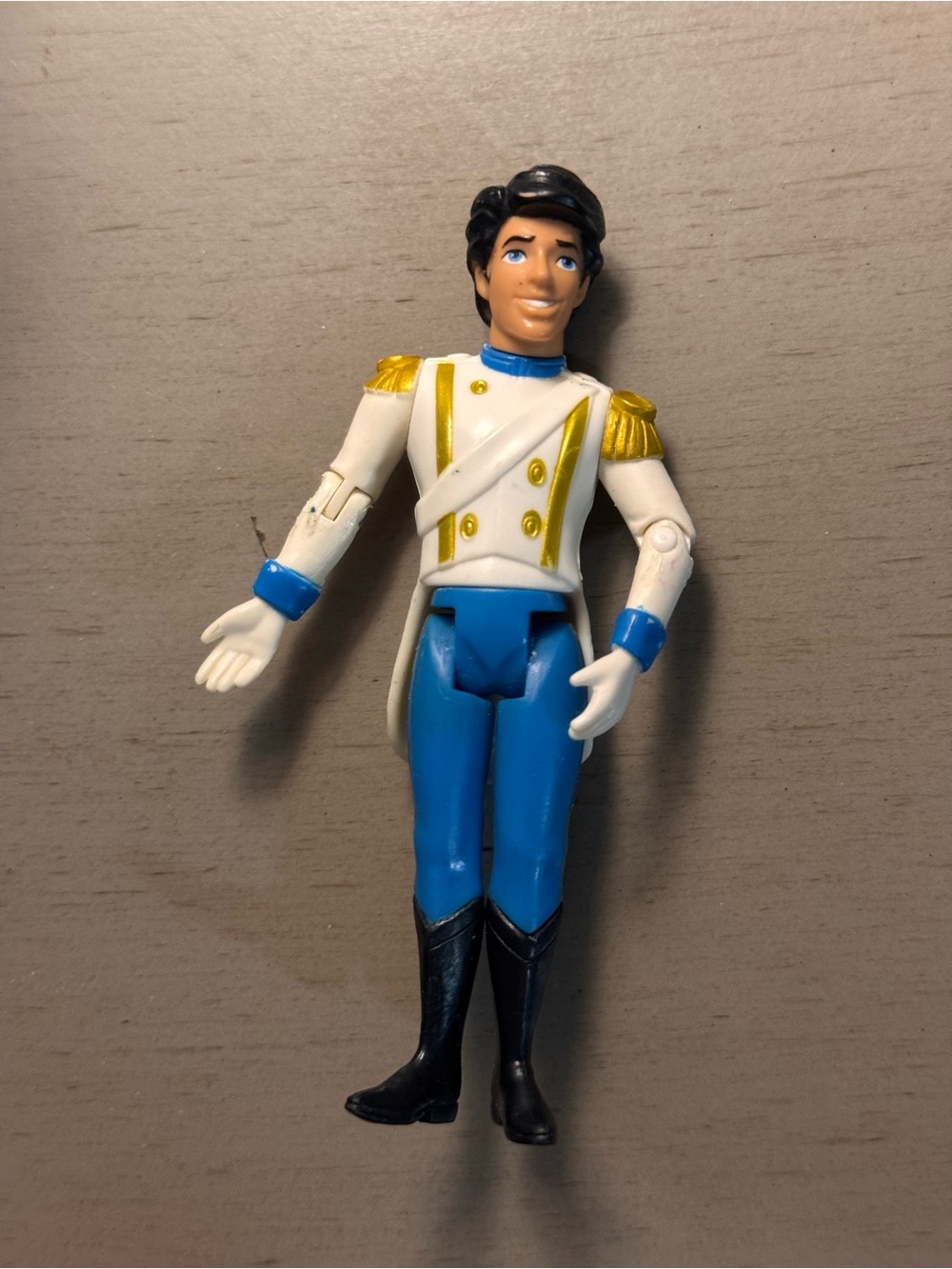 DISNEY LITTLE MERMAID PRINCE ERIC 4” Posable FIGURE Toy Figurine